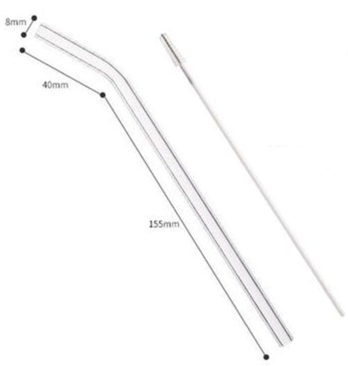 Reusable Glass Straw – Minimal, Sustainable, Elegant