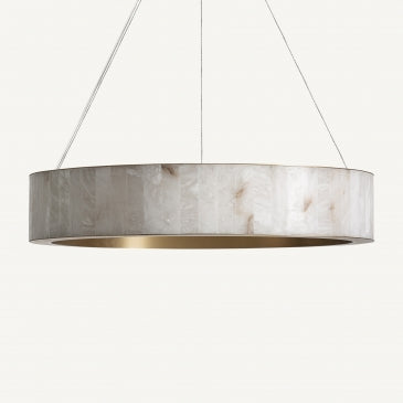 Sora Sculptural Metal Pendant Light by Vical Home