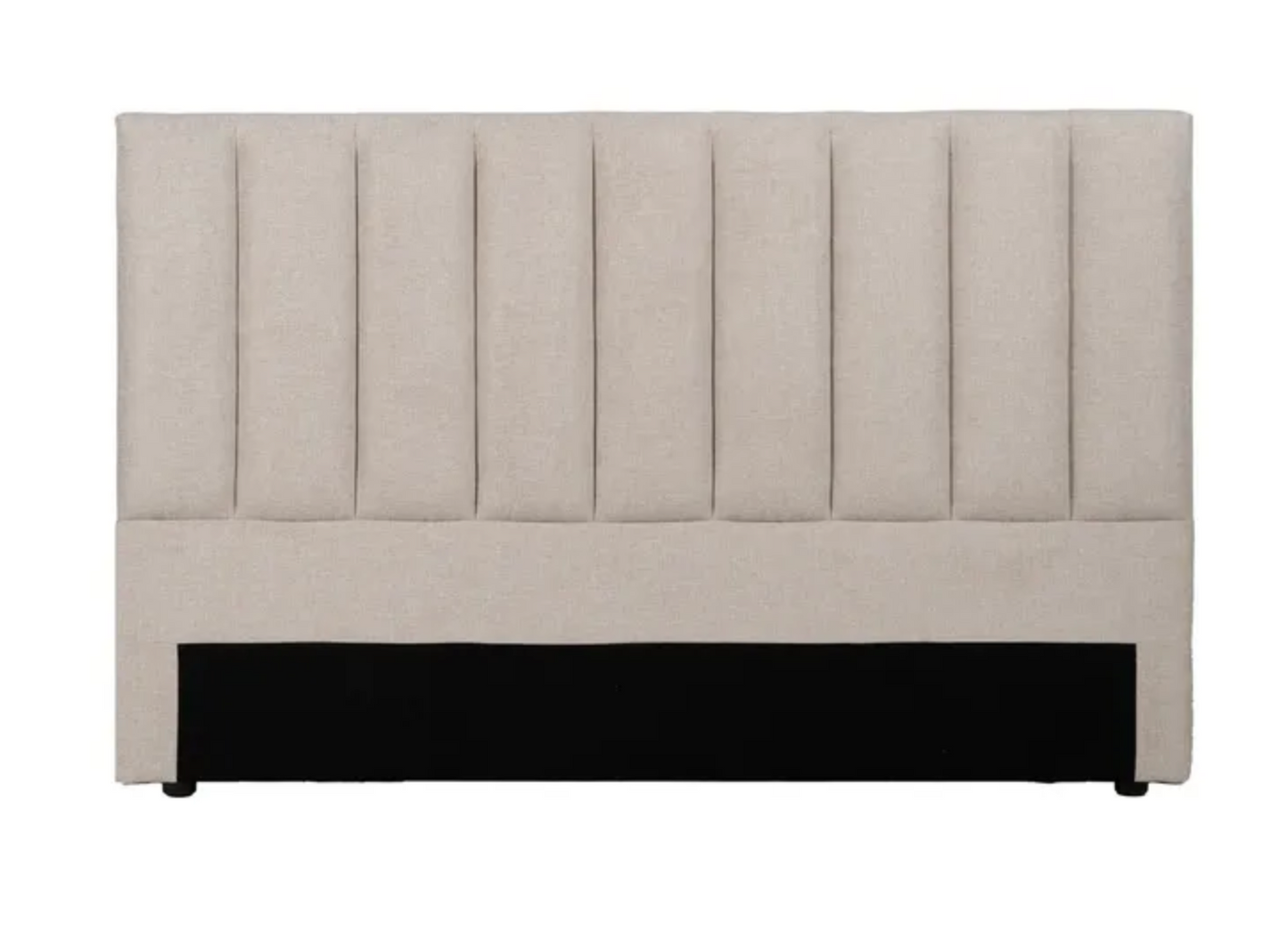 Beige Fabric Headboard