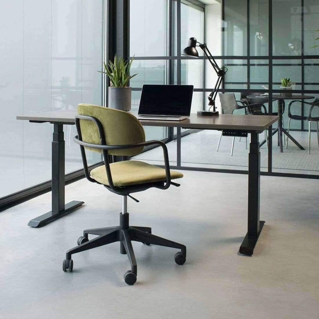 Velvet Adjustable Office Chair