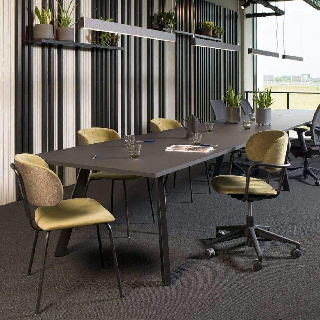Velvet Adjustable Office Chair