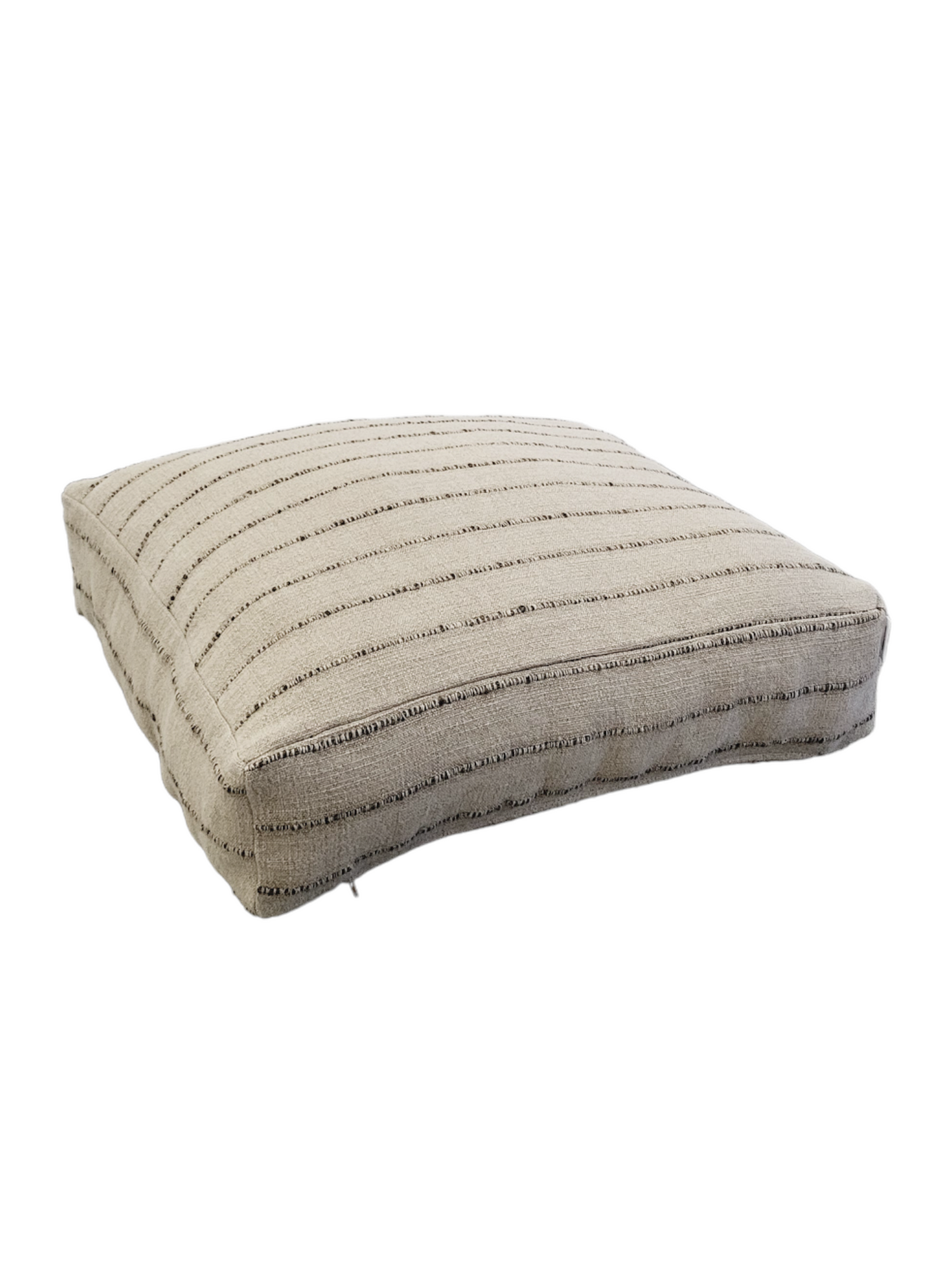 Linen & Jute Floor Pouf