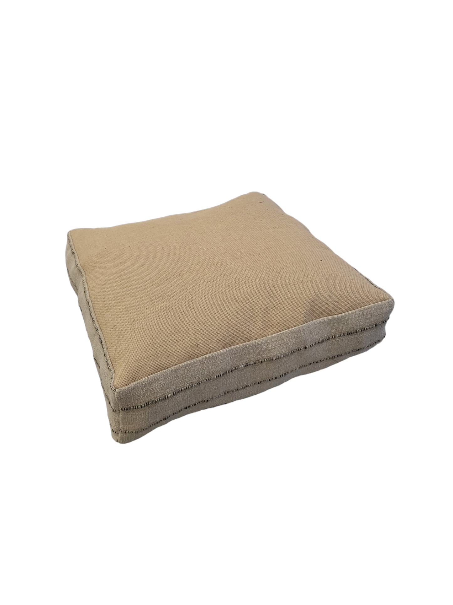 Linen & Jute Floor Pouf