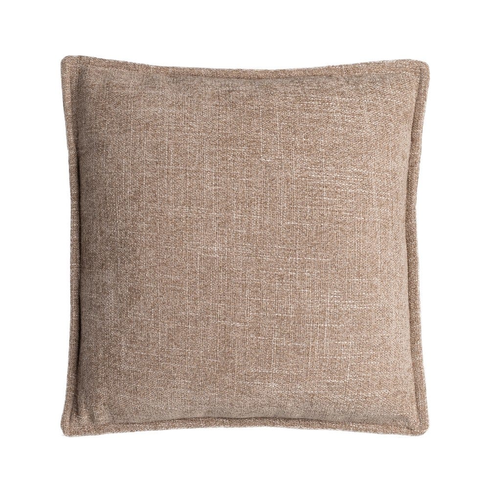 Sora Taupe Cushions – 43 × 43 cm, Set of 2
