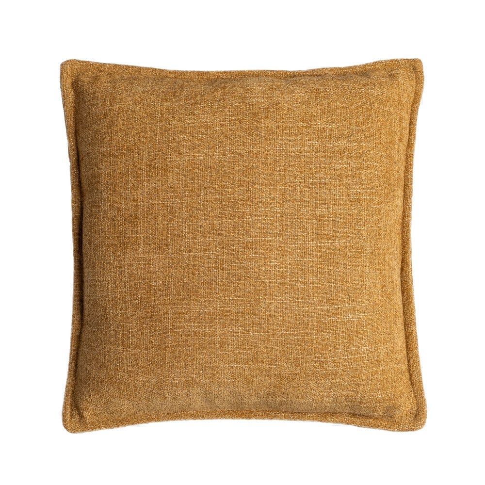 Sora Mustard Cushions – 43 × 43 cm, Set of 2