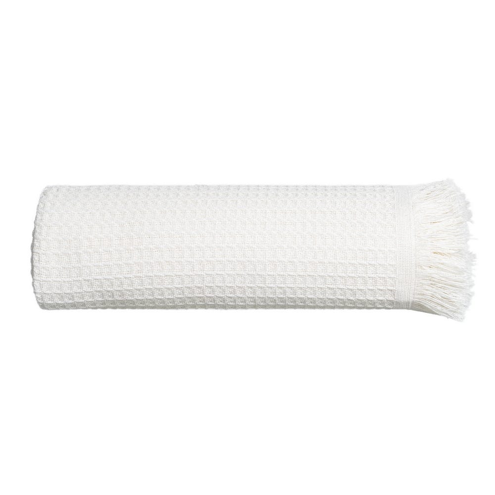 Bresca Honeycomb Cotton Throw – 180 × 260 cm – LoNiu Home