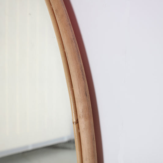 Canyamel Round Bamboo Mirror – 160 cm – LoNiu Home