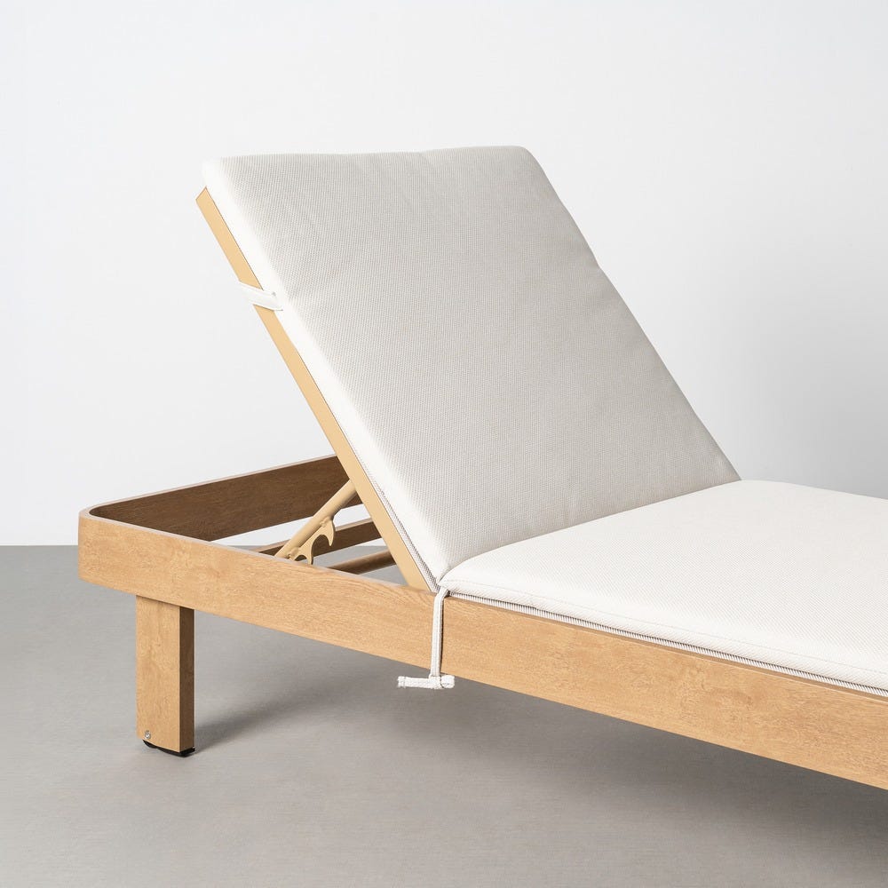 Formentor Aluminium Sun Lounger – Natural – LoNiu Home