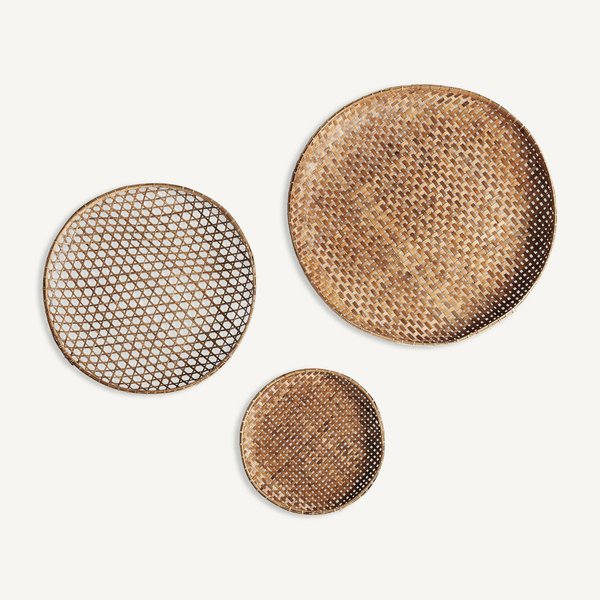Roda Bamboo Wall Discs – Set of 3 – LoNiu Home