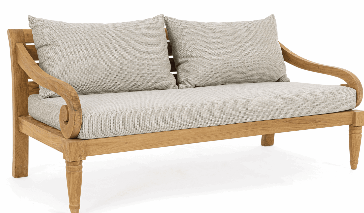 Nusa Dua Teak Outdoor 3 Seater Sofa - Premium Outdoor Furniture - LoNiu Home