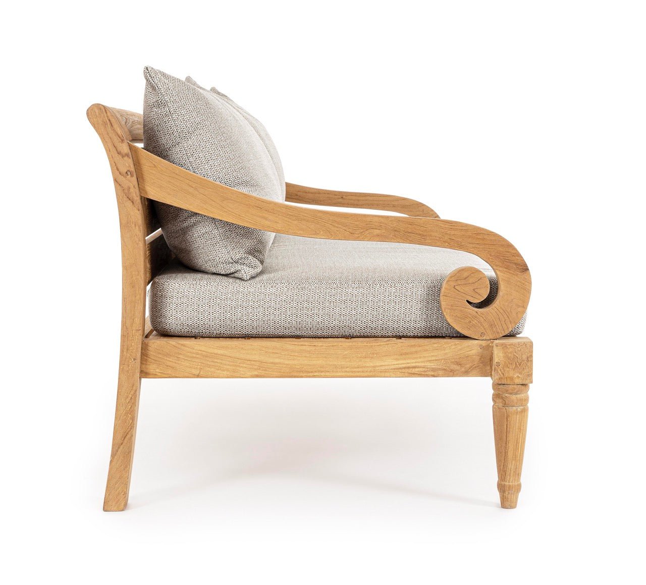 Nusa Dua Teak Outdoor 3 Seater Sofa - Premium Outdoor Furniture - LoNiu Home