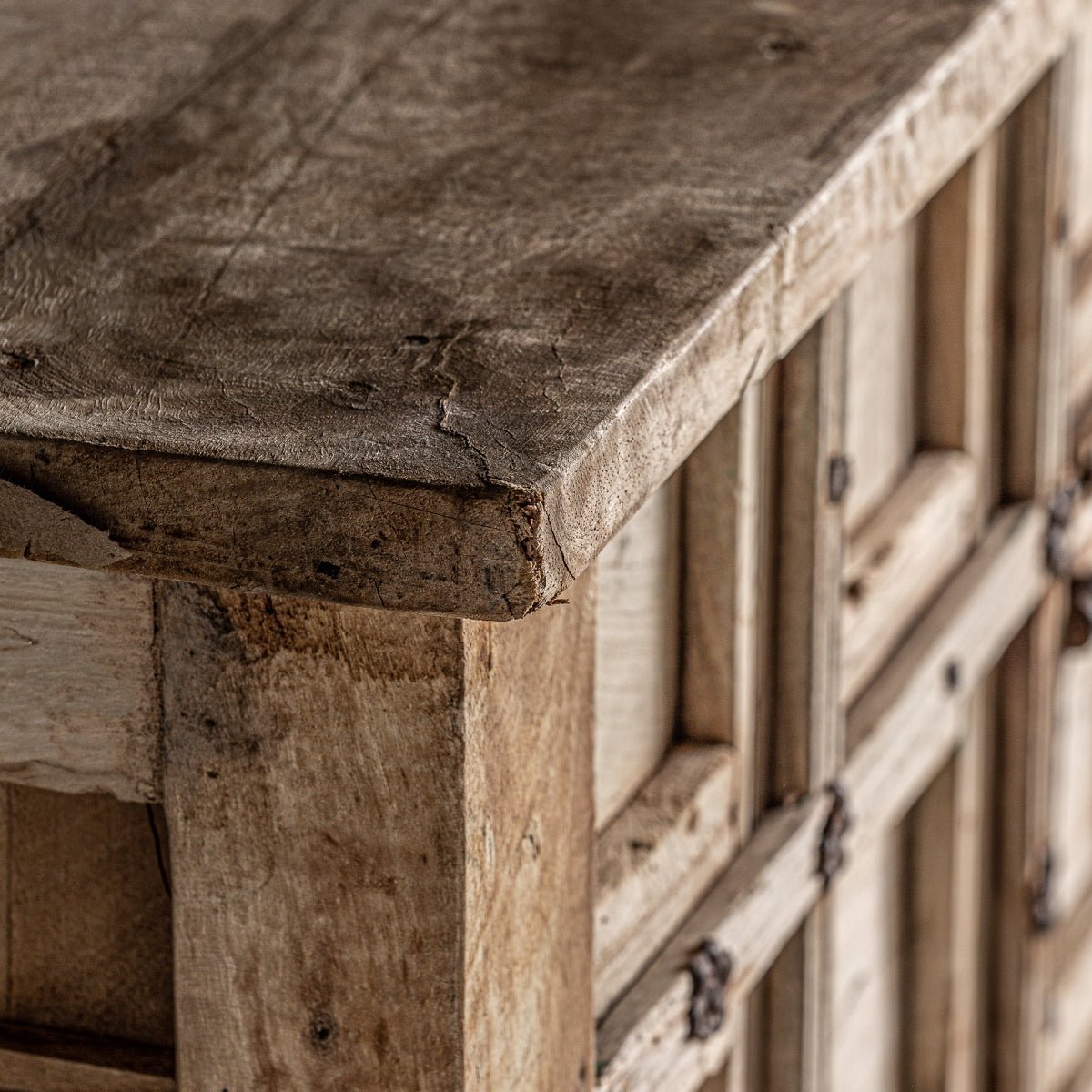 Teak Wood Console - LoNiu Home