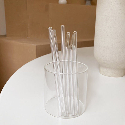 Reusable Glass Straw – Minimal, Sustainable, Elegant