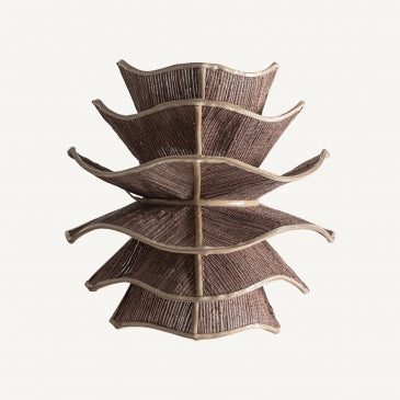 Thenny Natural Fibre Wall Light by Vical Home