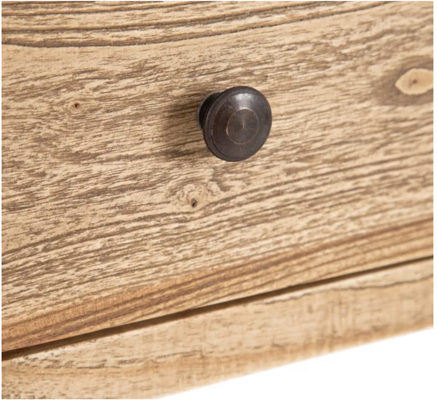 Natural Wood Console Table