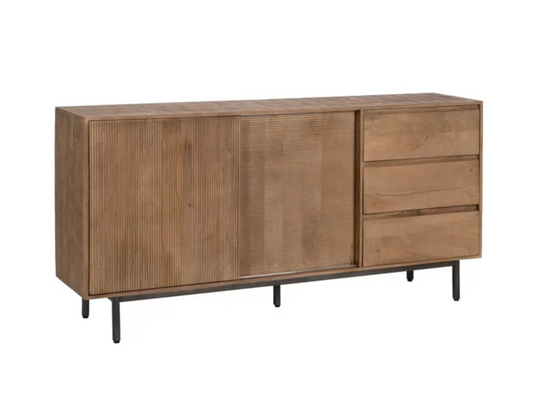Natural Mango Wood Sideboard