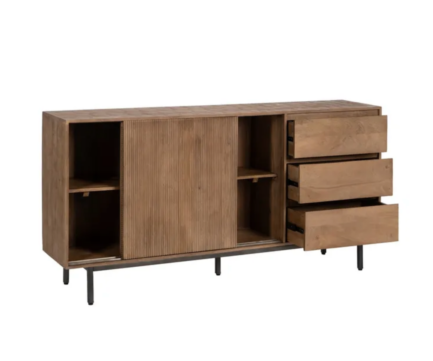 Natural Mango Wood Sideboard