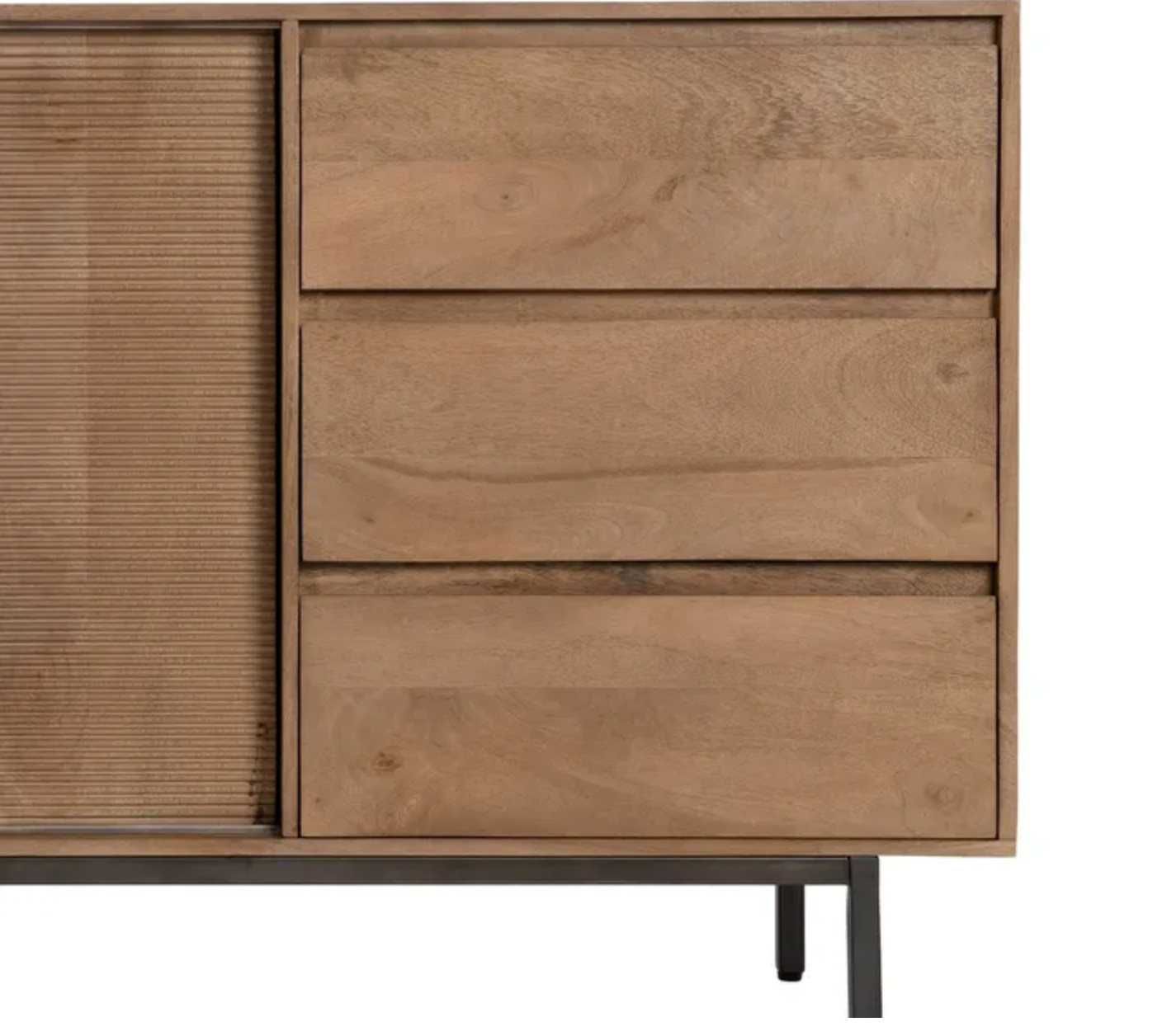 Natural Mango Wood Sideboard