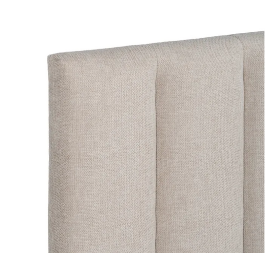 Beige Fabric Headboard