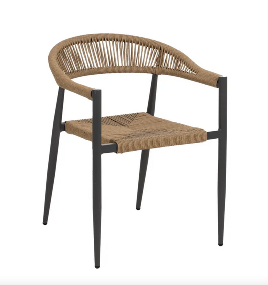 Beige-Grey Outdoor Chair