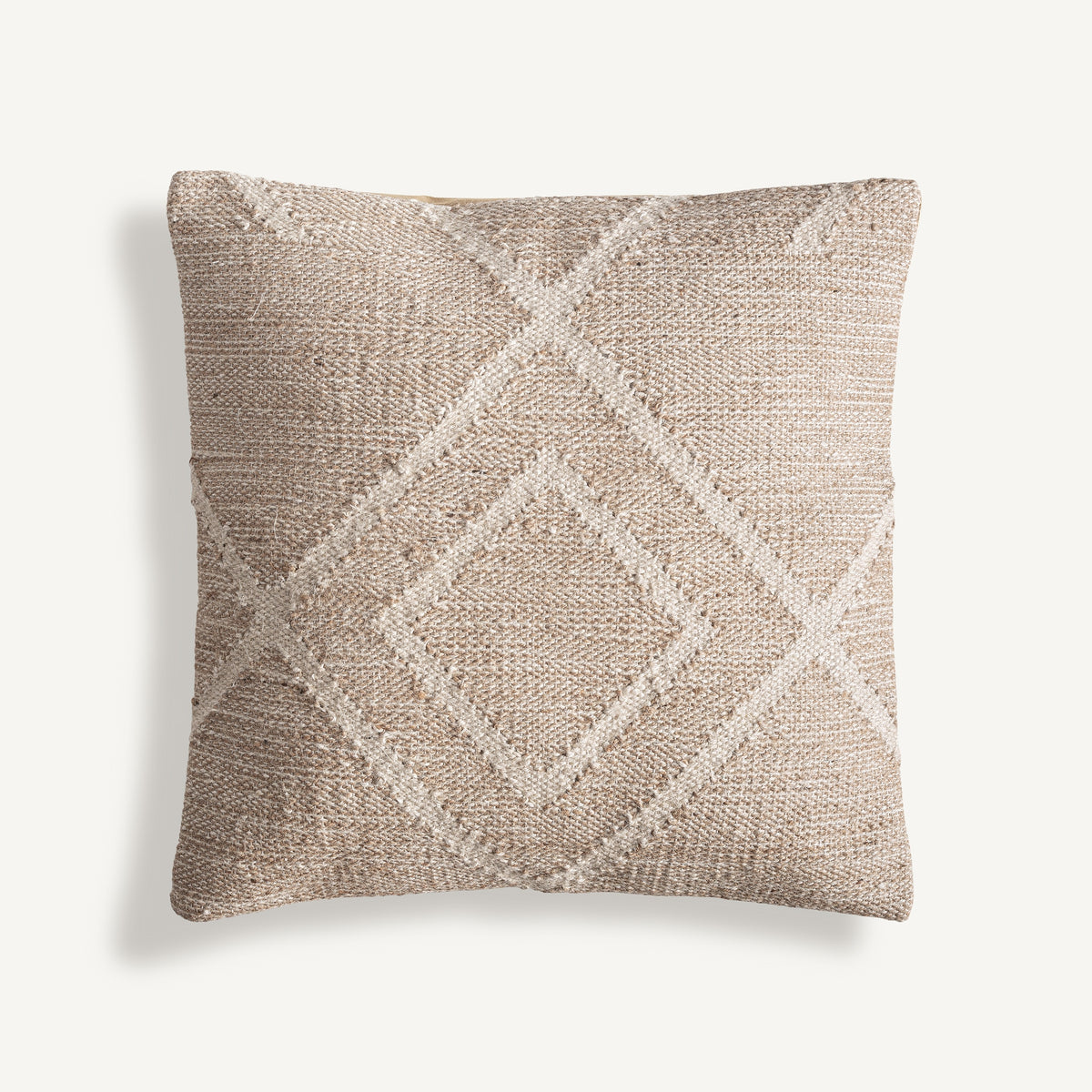 Rahul cushion by VICAL – brown jute