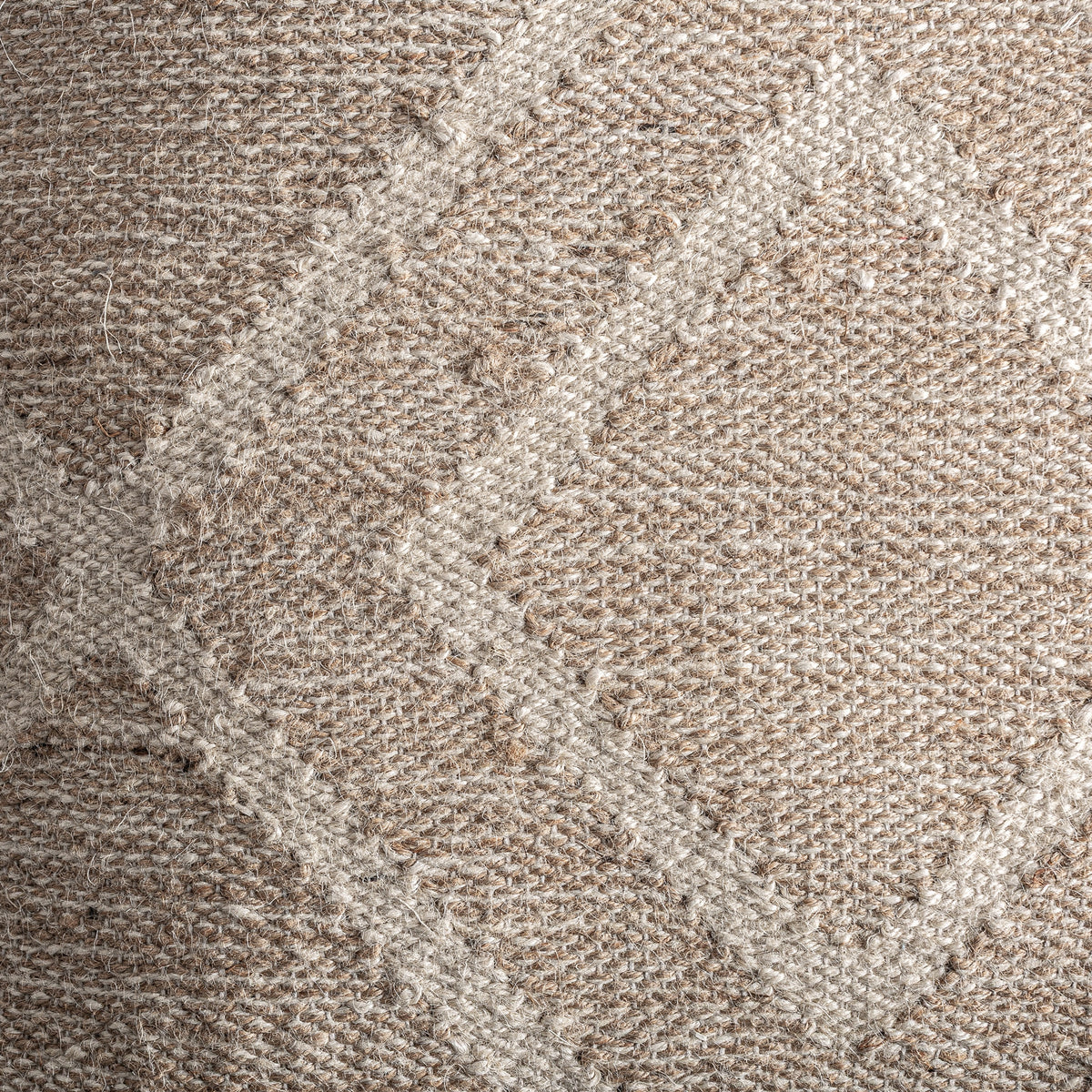Rahul cushion by VICAL – brown jute detail view 4