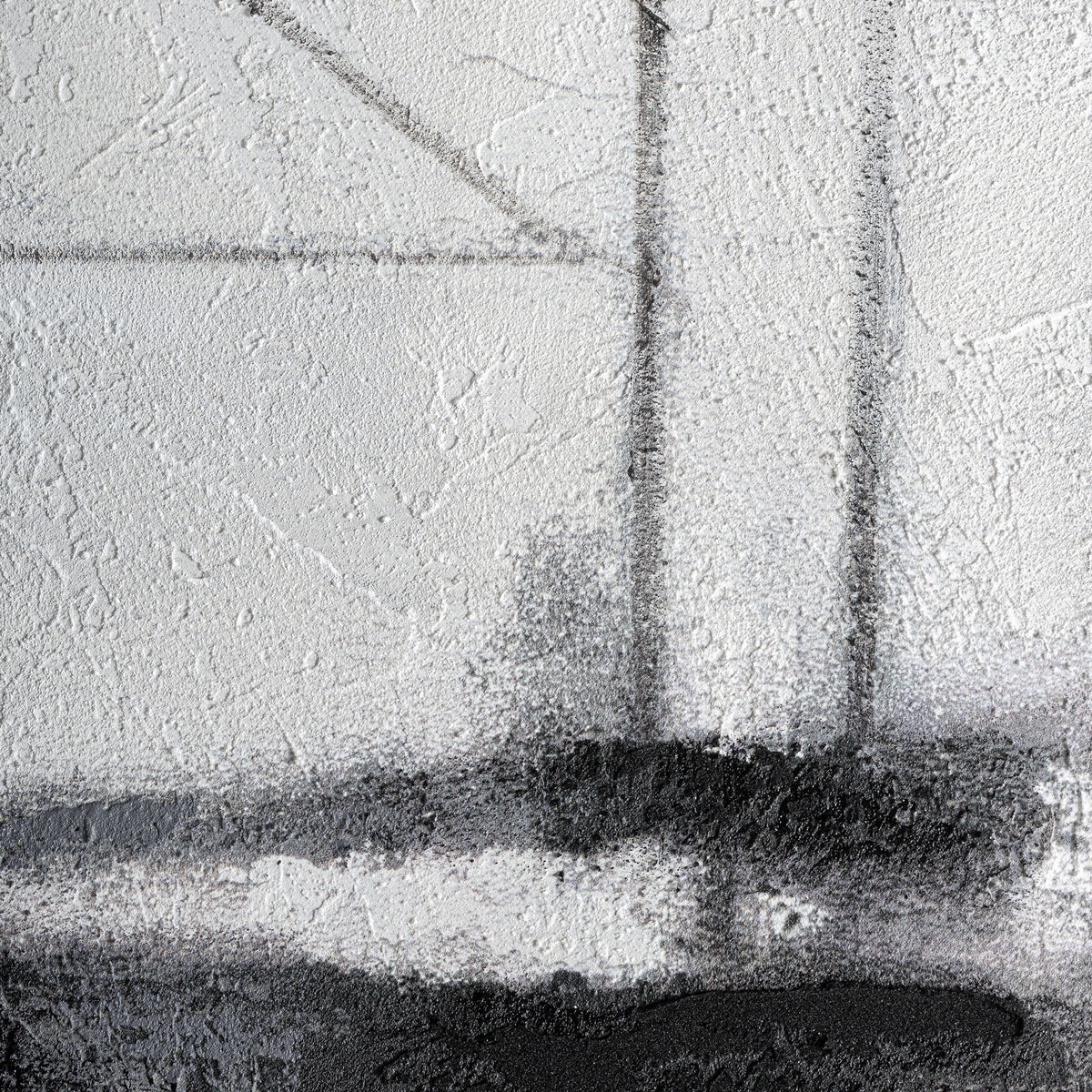 Bastian Neutral Canvas Artwork by VICAL – detail view 2
