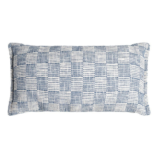 Vela Blue Cushions – 60 × 30 cm, Set of 2