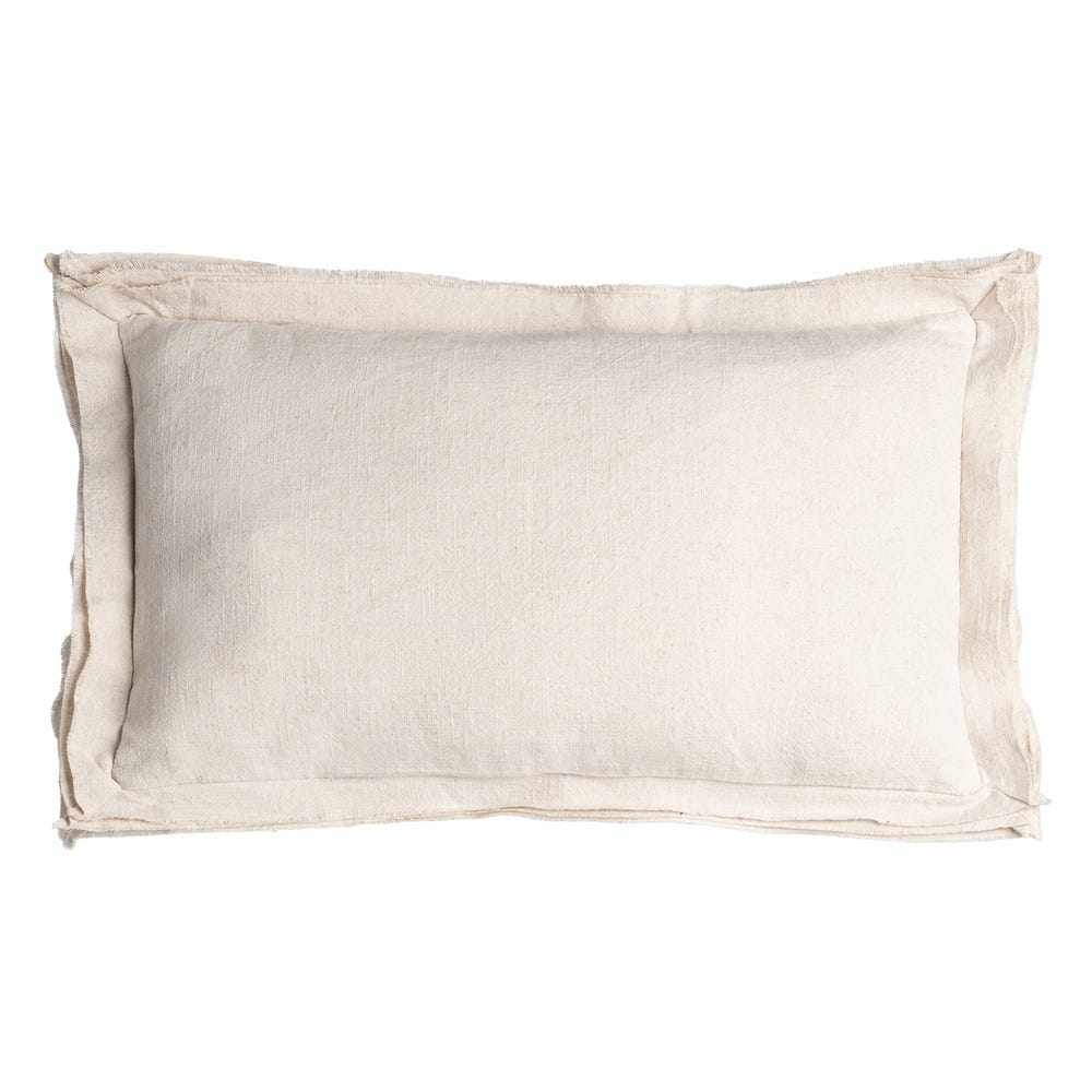 Luma Cream Cushions – 55 × 35 cm, Set of 2