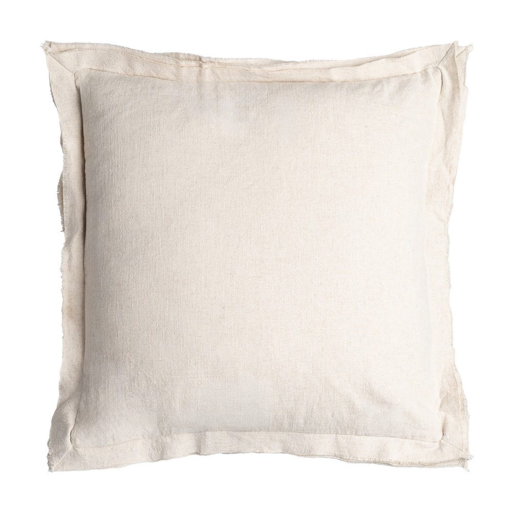 Luma Cream Cushions – 55 × 55 cm, Set of 2