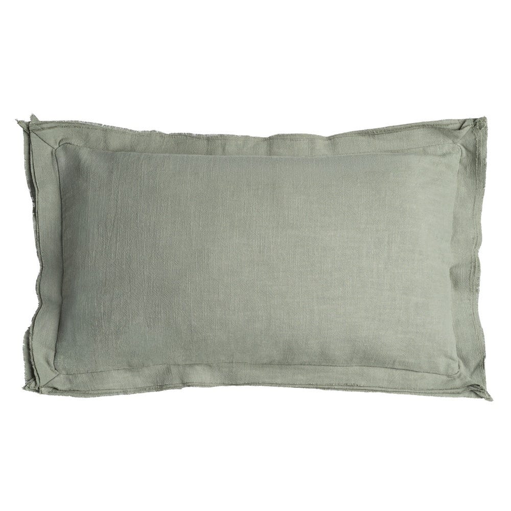 Luma Green Cushions – 55 × 35 cm, Set of 2