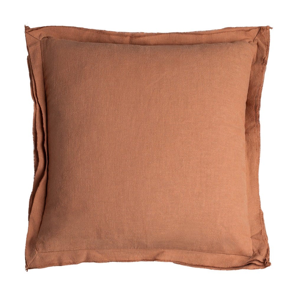 Luma Terracotta Cushions – 55 × 55 cm, Set of 2