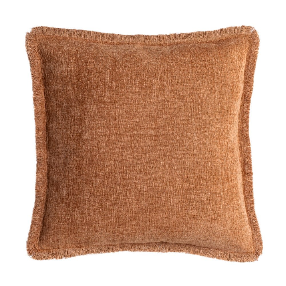 Nela Terracotta Cushions – 43 × 43 cm, Set of 2