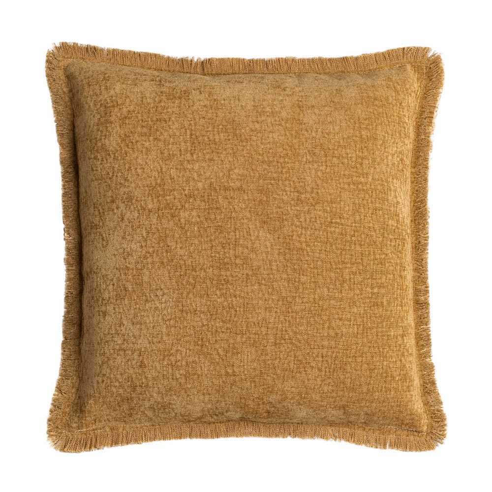 Nela Ochre Cushions – 43 × 43 cm, Set of 2