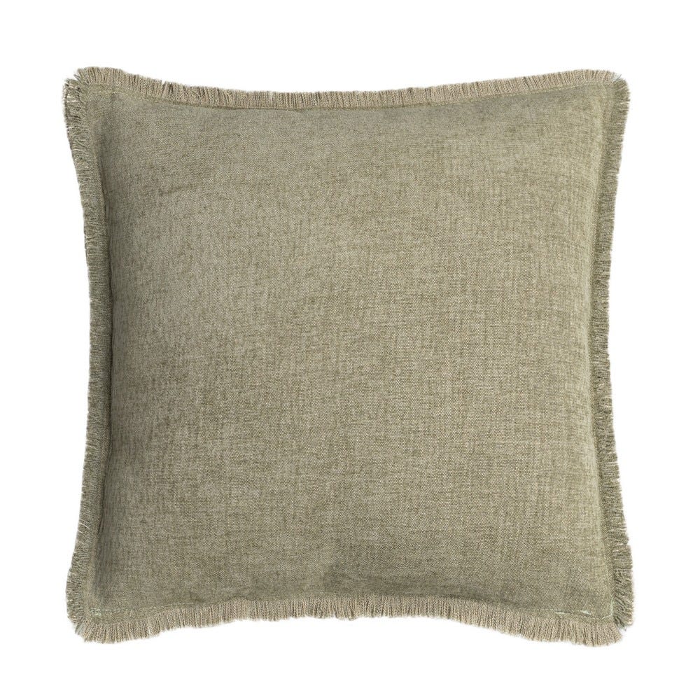 Nela Green Cushions – 43 × 43 cm, Set of 2