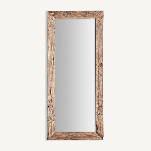 Biniali Teak Mirror – 65 × 150 cm – LoNiu Home