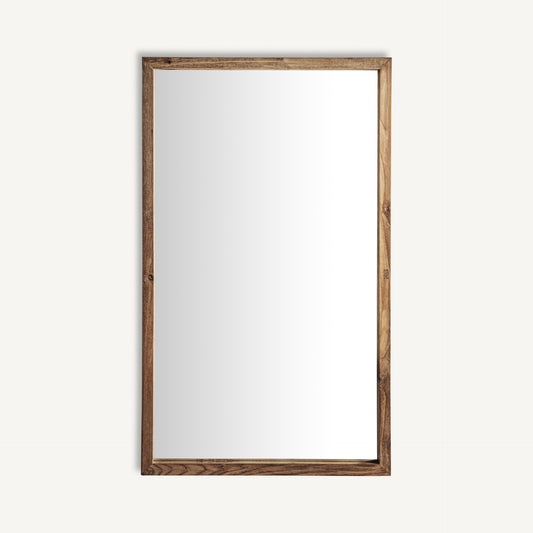 Caimari Recycled Teak Mirror – 90 × 150 cm – LoNiu Home