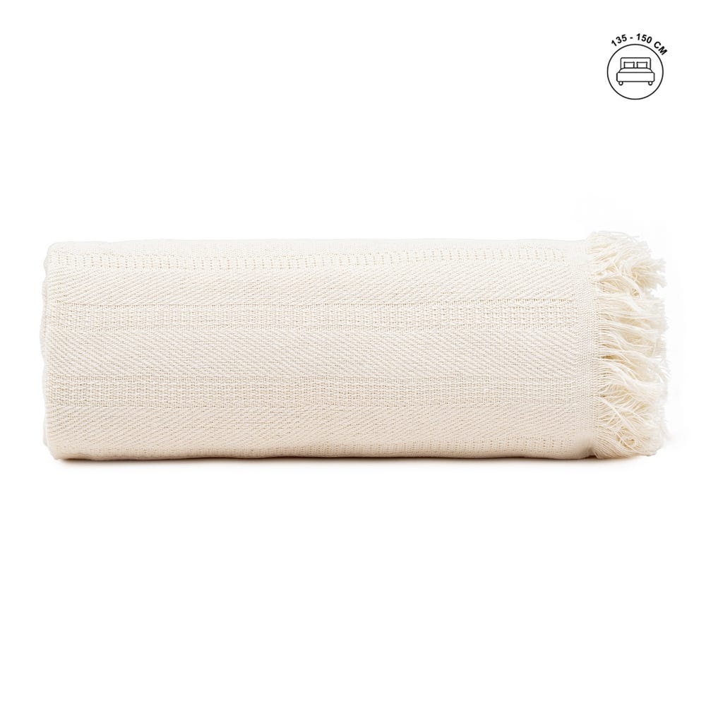 Flassada Cotton Bedspread – 250 × 260 cm – LoNiu Home