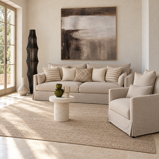 Horabaixa Living Room Set – Sofa & Armchair – room visualisation – LoNiu Home