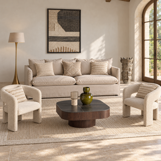 Migdiada Living Room Set – Sofa & 2 Lounge Chairs – room visualisation – LoNiu Home