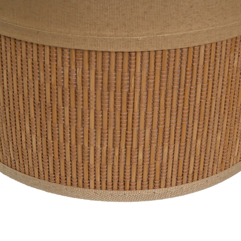 Panera Bamboo & Fabric Baskets – Set of 4 – LoNiu Home