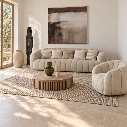 Serena Living Room Set – Sofa & Armchair – room visualisation – LoNiu Home