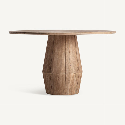 Garbí Round Dining Set – 4 Seats – LoNiu Home