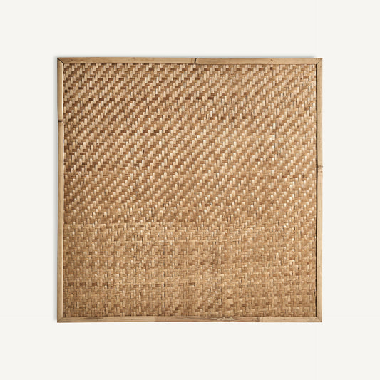 Trena Natural Fibre Wall Panel – 100 × 100 cm – LoNiu Home