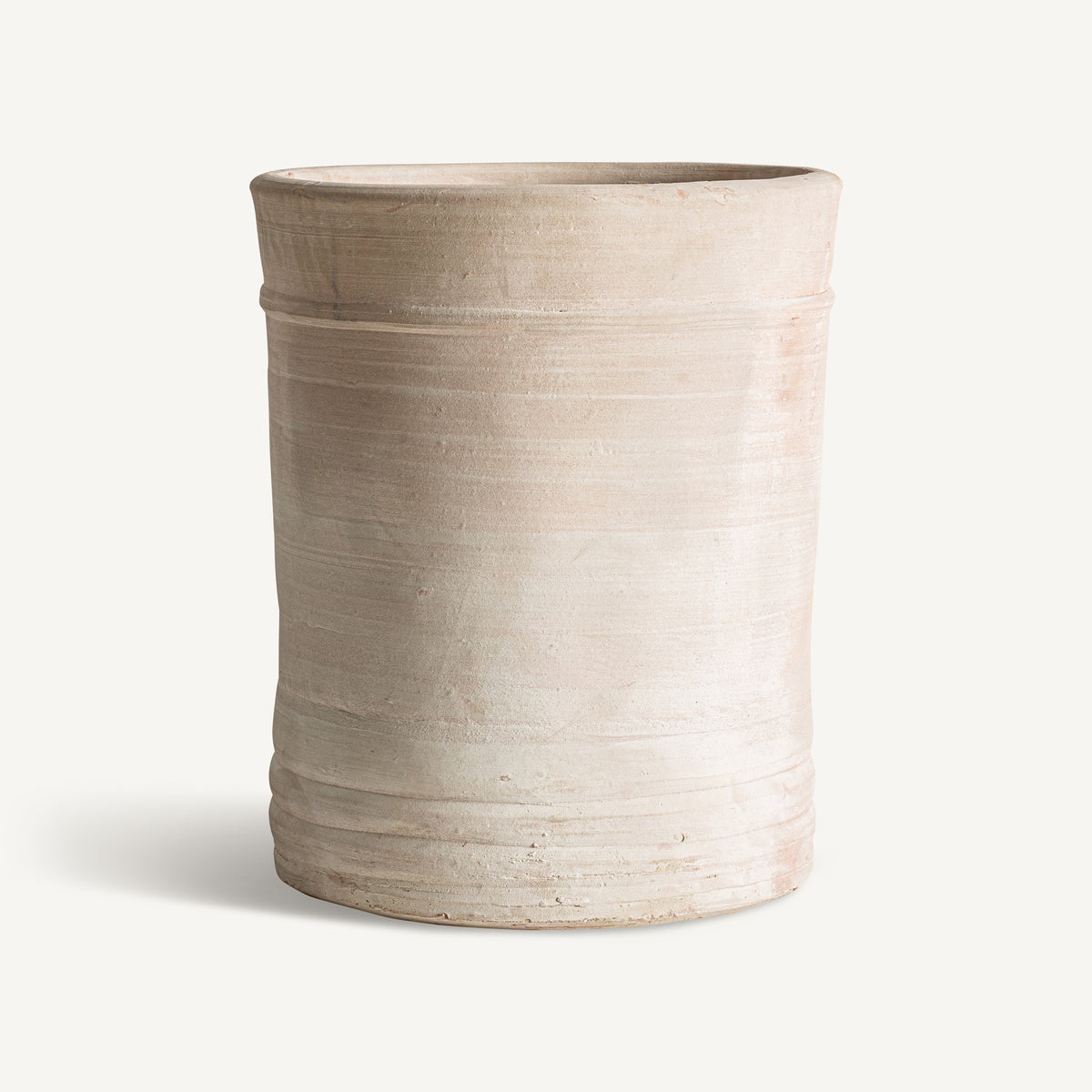 Set of two KLAM beige clay vases by Vical Home