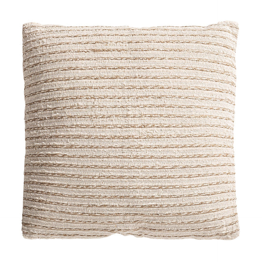 Alka off-white cotton cushion by Vical Home
